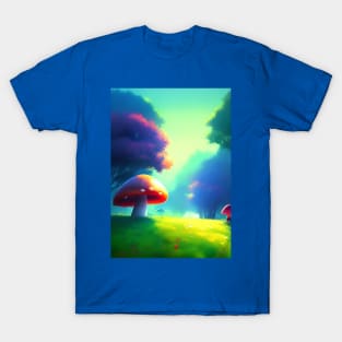 CUTE RAINBOW MUSHROOMS T-Shirt